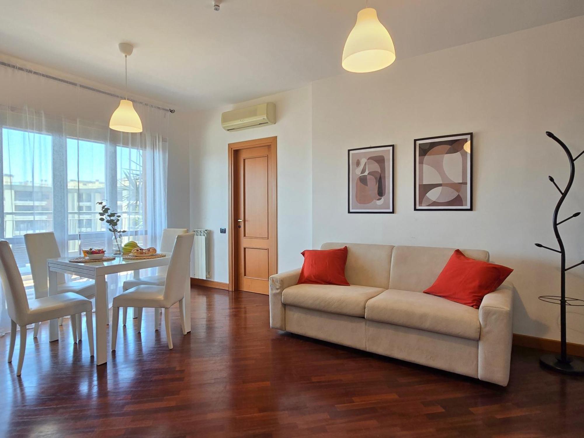 Golden Hour Apartment - Panoramic Terrace Fiumicino Exteriör bild