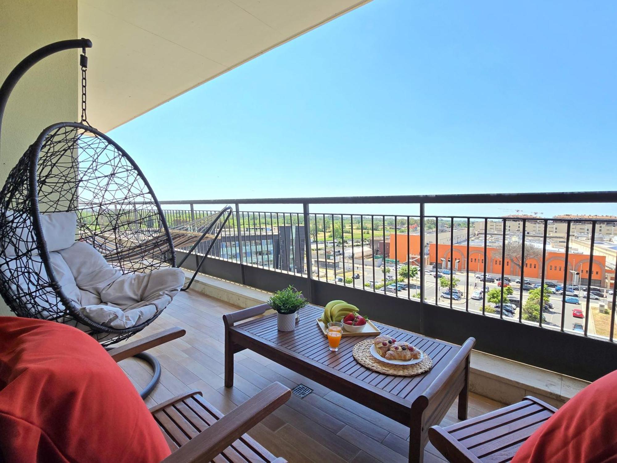 Golden Hour Apartment - Panoramic Terrace Fiumicino Exteriör bild